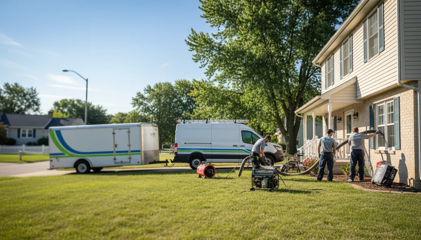 Flooded Basement Restoration And Cleanup With Repair in Eastman, WI near me
